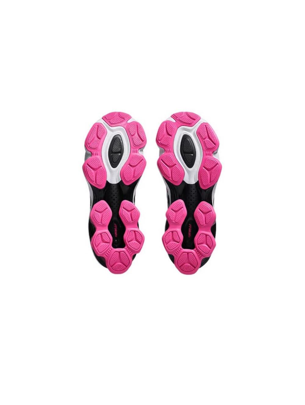 NEW ASIC Gel Kinetic Fluent Black Pink Glo Running Shoes, Size 7 Women / 5.5 men - Picture 4 of 15